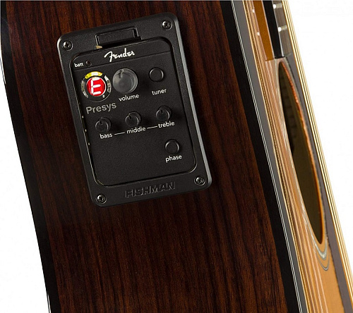 Fender CD-140SCE Dread SB W/Case Электроакустическая гитара, кейс