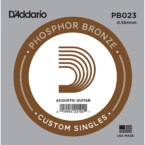 D'Addario PB023 Phosphor Bronze     ,  , .023***