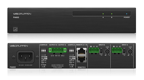 Lab.Gruppen FA602 Двухканальный усилитель мощности, 60 Вт, класс D