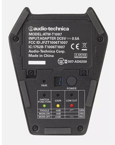 Audio-Technica ATW-T1007 Настольная подставка/передатчик с XLR in для микрофонов "гусиная шея"