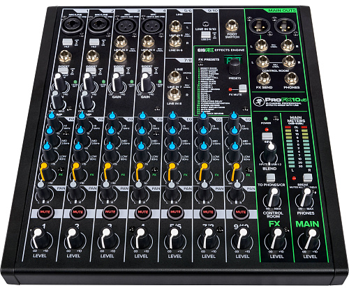 MACKIE ProFX10v3 10-канальный микшер с процессором эффектов и USB