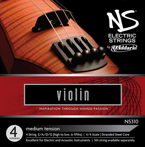 D'Addario NS310 Комплект струн для электроскрипки