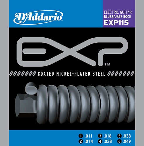 D'Addario EXP115 COATED NICKEL    Regular Light 11-49 D`Addario