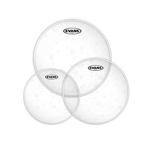 Evans ETP-HYDGL-F Hyaulic Glass Fusion Набор пластика для том барабана, 10"/12"/14"