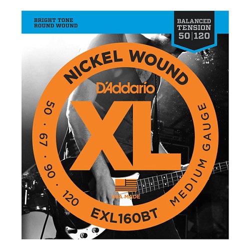 D'Addario EXL160BT Nickel Wound    -, . , Medium, 50-120