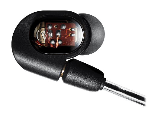 Audio-Technica ATH-E70 Вставные профессиональные наушники с ровной характеристикой, 20 Гц-19 кГц