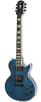 Фото:EPIPHONE PROPHECY LES PAUL CUSTOM PLUS EX MIDNIGHT SAPPHIRE Комплект: электрогитара, кейс