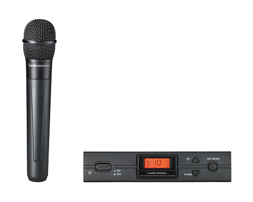 Audio-Technica ATW2120b Ручная радиосистема, 10 каналов UHF с ручным динамическим микрофоном