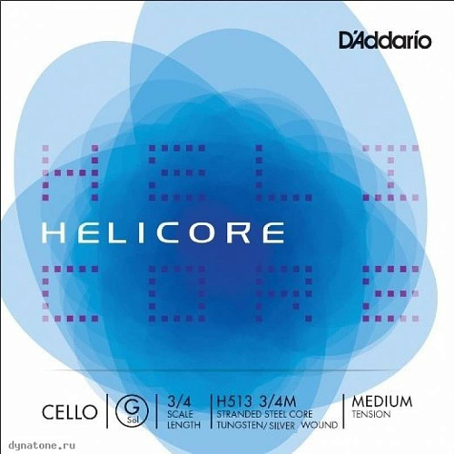 D'Addario H513 3/4M Одиночная струна для виолончели G/Соль