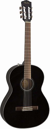 FENDER CN-60S NYLON, BLACK WN Классическая гитара
