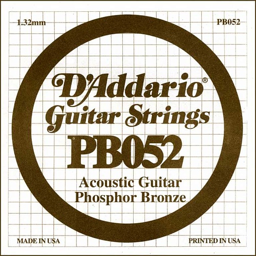 D'Addario PB052 Phosphor Bronze     ,  , .052***