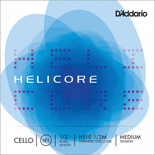 D'Addario H510-1/2M Helicore Комплект струн для виолончели 1/2