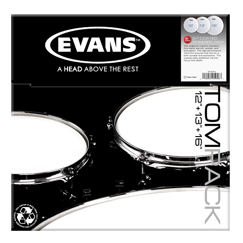 Evans ETP-G1CTD-S G1 Standard      12", 13", 16"