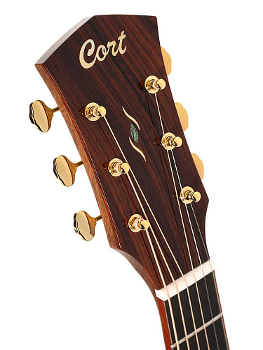Cort Gold-A10-Cocobolo-WCASE-NAT Gold Series Электроакустическая гитара, с чехлом