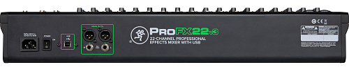MACKIE ProFX22v3 Аналоговый 22-канальный микшер с процессором эффектов и USB