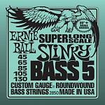 :Ernie Ball P02850 Super Long Scale Slinky 5    5- -, 45-130, 
