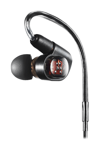 Audio-Technica ATH-E70 Вставные профессиональные наушники с ровной характеристикой, 20 Гц-19 кГц
