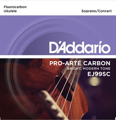 D'Addario EJ99SC Pro-Arte Carbon Комплект струн для укулеле сопрано/концертного