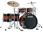 Фото:Tama WBS52RZS-MBR Starclassic Walnut/Birch Ударная установка из 5-ти барабанов, цвет коричневый бёрст