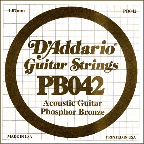 D'Addario PB042 Phosphor Bronze     ,  , .042***