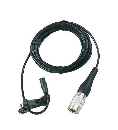 Audio-Technica AT899cW Микрофон петличный всенаправленный чёрного цвета