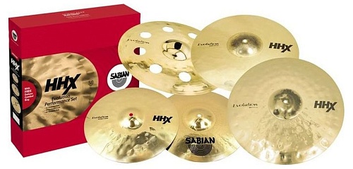 Sabian HHX Evolution Promotional Set   (14"HH, 16"CR, 20"RD+18" O-Zone CR)