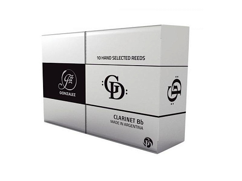 Gonzalez Reeds Bb-Clarinet GD Filed Cut 5 Набор тростей для кларнета, 10 шт