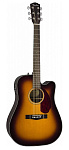 Фото:Fender CD-140SCE Dread SB W/Case Электроакустическая гитара, кейс
