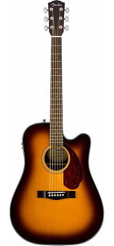 Fender CD-140SCE Dread SB W/Case Электроакустическая гитара, кейс