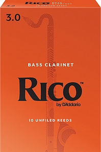 Rico REA1030 Трости для кларнета бас, 10шт