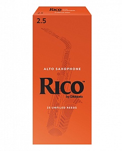 Rico RIA2525 Rico Трости для саксофона сопрано, размер 2.5, 25шт