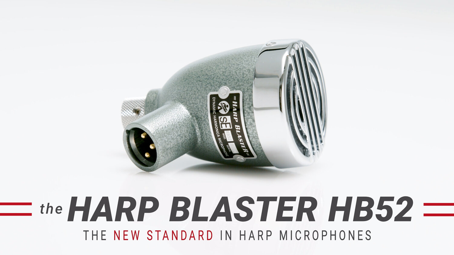 HOHNER HB52 (MZ20201) Harp Blaster Микрофон для губной гармоники, чехол ...