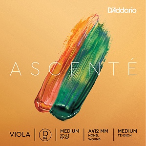 D'Addario A412-MM Ascente Отдельная струна D/Ре для альта