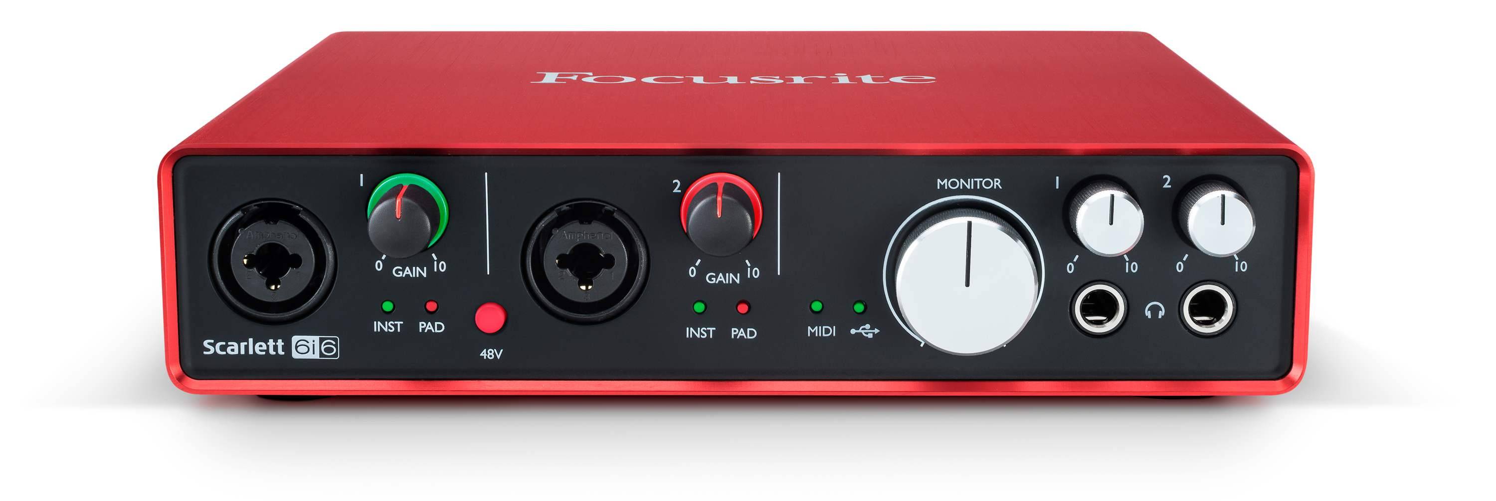 Звуковая карта focusrite scarlett 2i2 2nd gen