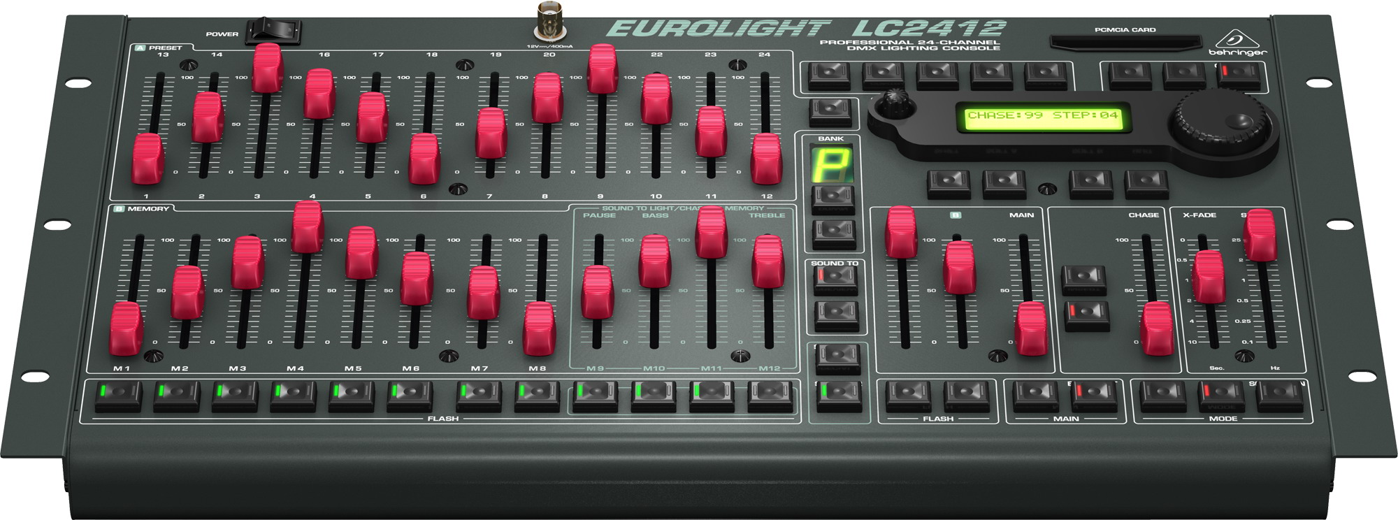 Behringer LC2412 24-канальный DMX световой пульт за 0 ₽ — купить в ...
