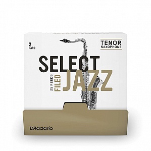 Rico RSF01TSX2H-B25 Select Jazz Трости для саксофона тенор, размер 2, жесткие (Hard), 25шт