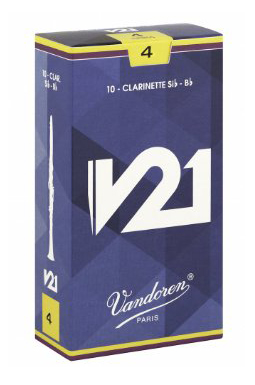 Vandoren CR804 V21 Трости для кларнета Bb, №4.0, 10 шт