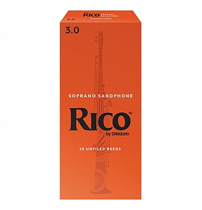 Rico RIA2530 Rico Трости для саксофона сопрано, размер 3.0, 25шт