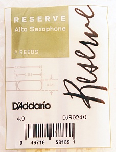Rico DJR0240 Reserve Трости для саксофона альт, 2шт.