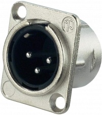 Neutrik NC3MDM3-L-1 Панельный разъем XLR male