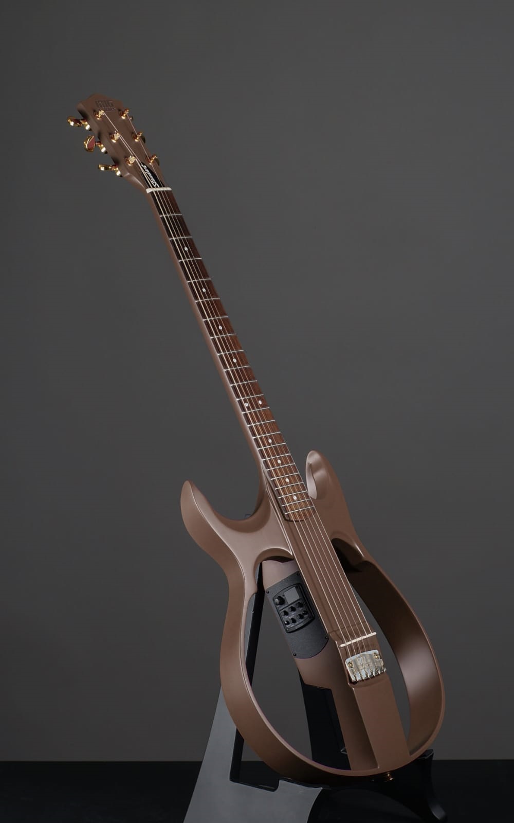 MIG Guitars SG1CN23 SG1 Сайлент-гитара, темно-коричневая — купить по ...