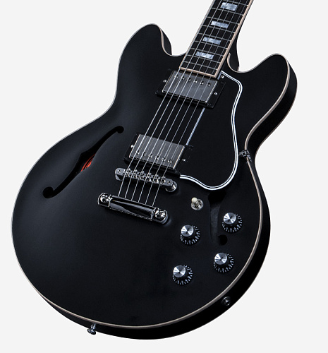 GIBSON 2016 MEMPHIS ES-339 SATIN EBONY Комплект: полуакустическая электрогитара, кейс
