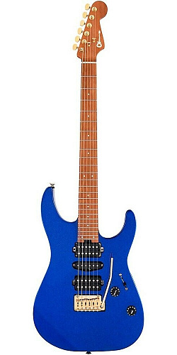 Charvel Pro-Mod DK24 HSH 2PT CM Mystic Blue Электрогитара, цвет синий