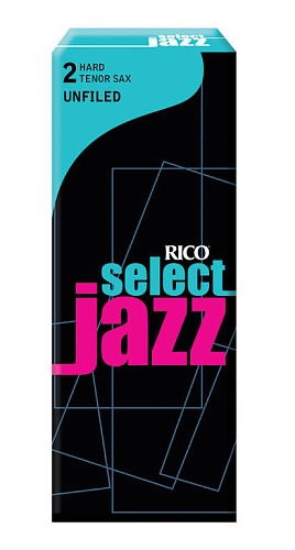 Rico RRS05TSX2H Select Jazz Трости для саксофона тенор, размер 2, жесткие (Hard), 5шт