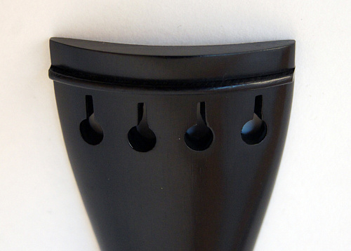 WBO VT01E-1/8 Струнодержатель для скрипки, круглый. Материал - черное дерево.