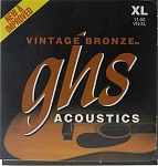 Фото:GHS VN-XL Vintage Bronze Комплект струн для акустической гитары