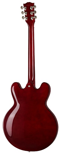 GIBSON 2019 ES-335 FIGURED SIXTIES CHERRY полуакустическая электрогитара, цвет вишневый, в комплекте кейс