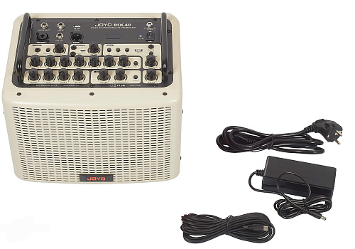 Joyo BSK-40-WH Комбоусилитель для акустической гитары, 40 Вт, белый