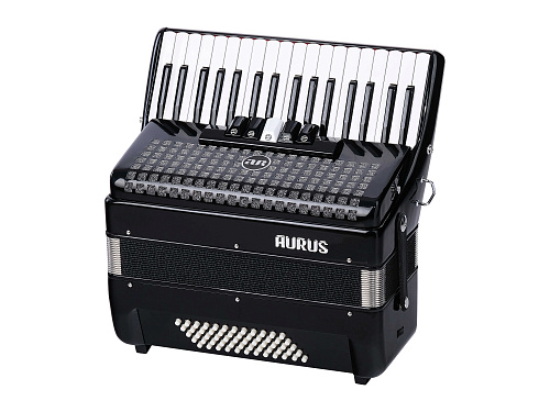 Aurus JH2011-BLACK Аккордеон 34/60/5, черный, с футляром