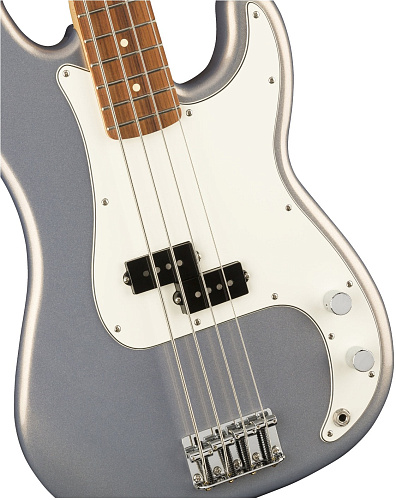 FENDER PLAYER PRECISION BASS®, PAU FERRO FINGERBOARD, SILVER Бас-гитара